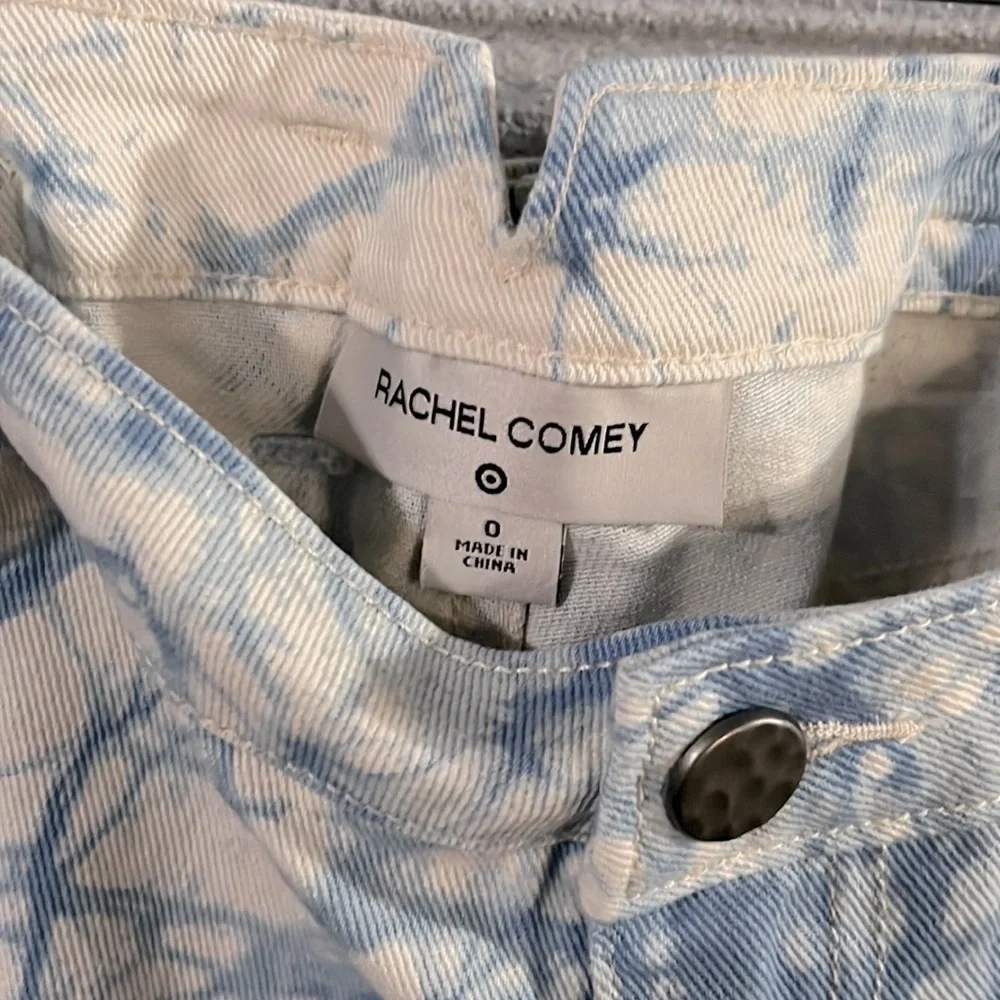 NWT | Women's Marble Print High-Rise Tapered Jeans - Rachel Comey